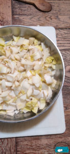 Endive découpée